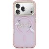 Etui Karl Lagerfeld IML Choupettes Karl  Script Logo MagSafe do iPhone 17 Pro różowy